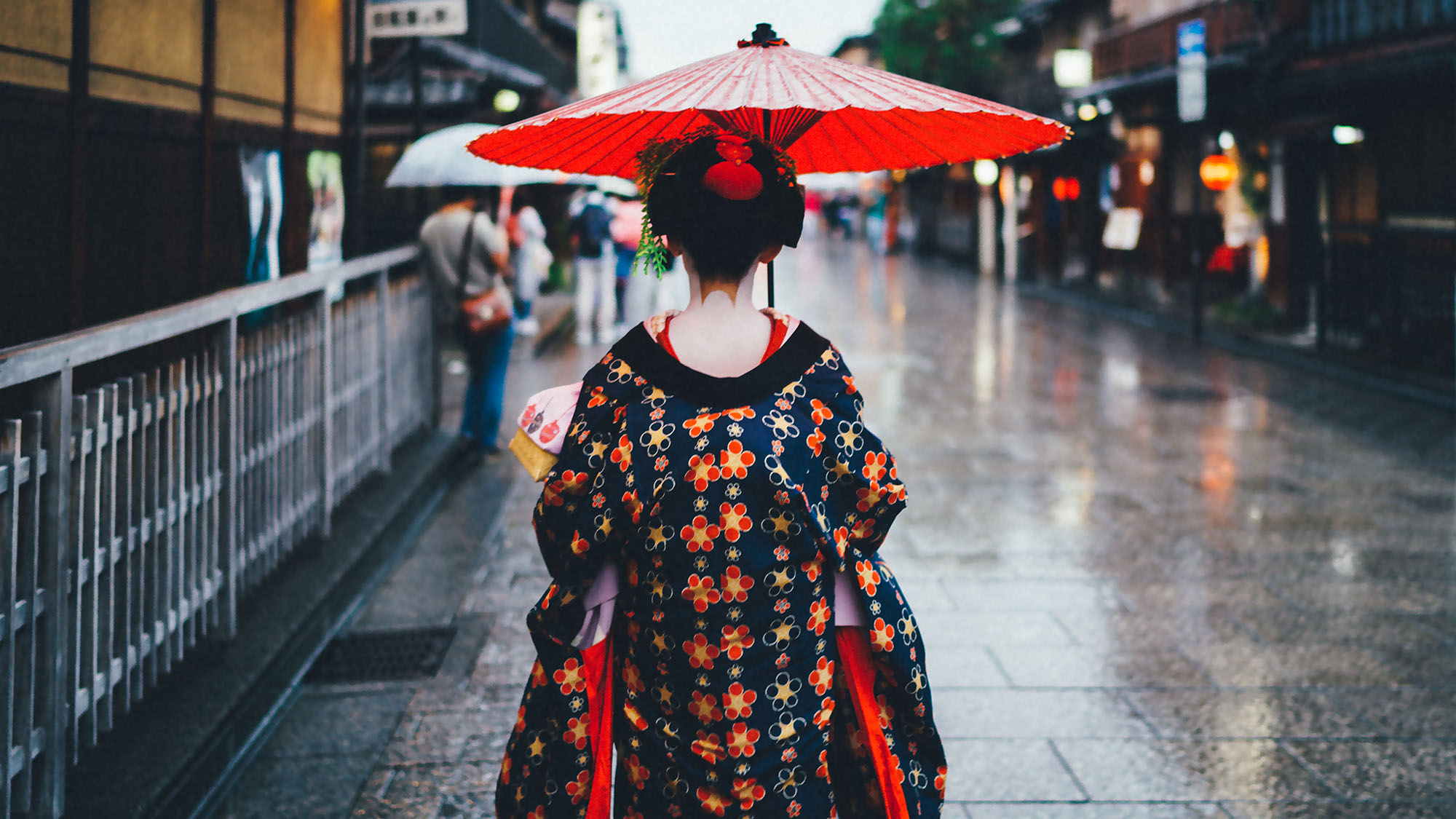 Geisha dans les rues de Kyoto