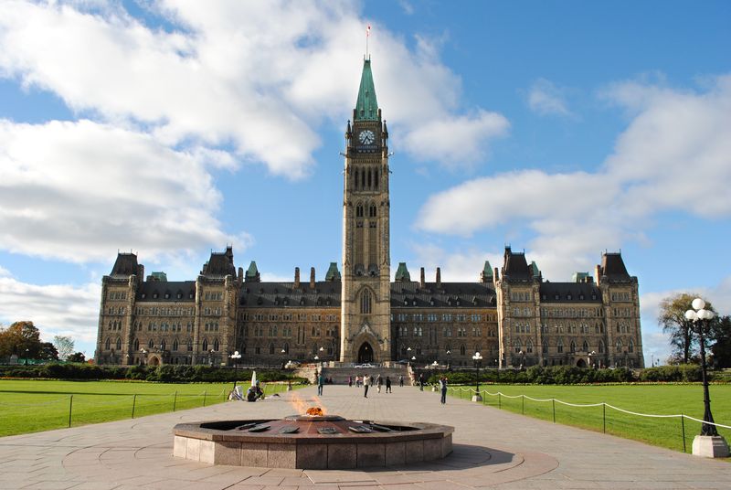 Parlement, Ottawa, Canada, New York, voyage