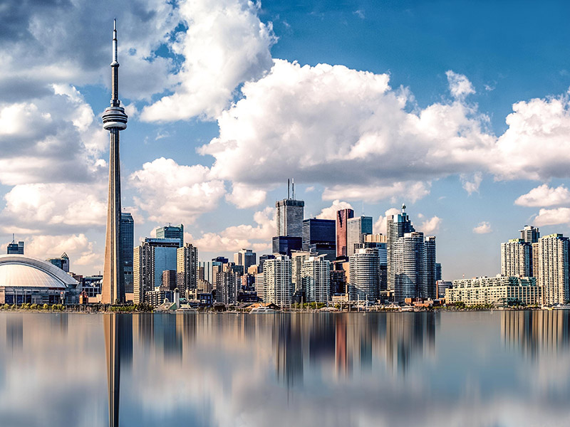 Toronto, skyline, voyage, circuit, Canada, tour CN