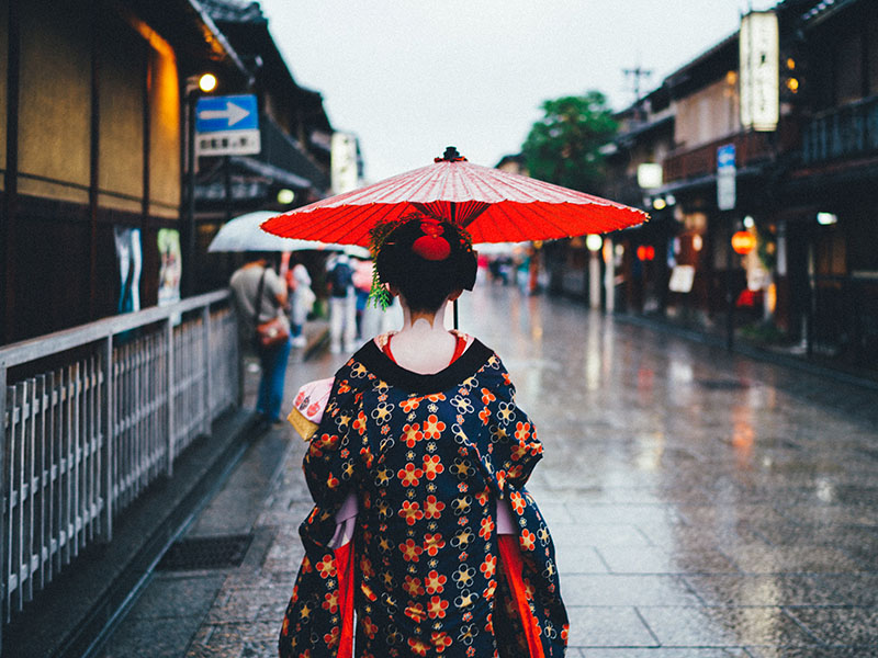 Geisha, Kyoto, Japon, voyage, circuit, Gion