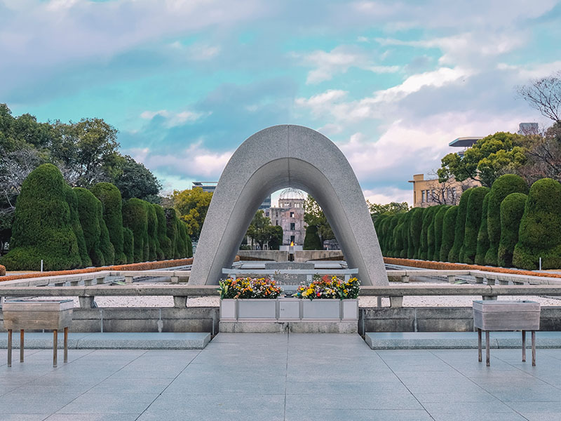 Parc du Mémorial de la paix, Hiroshima, Japon, voyage, circuit