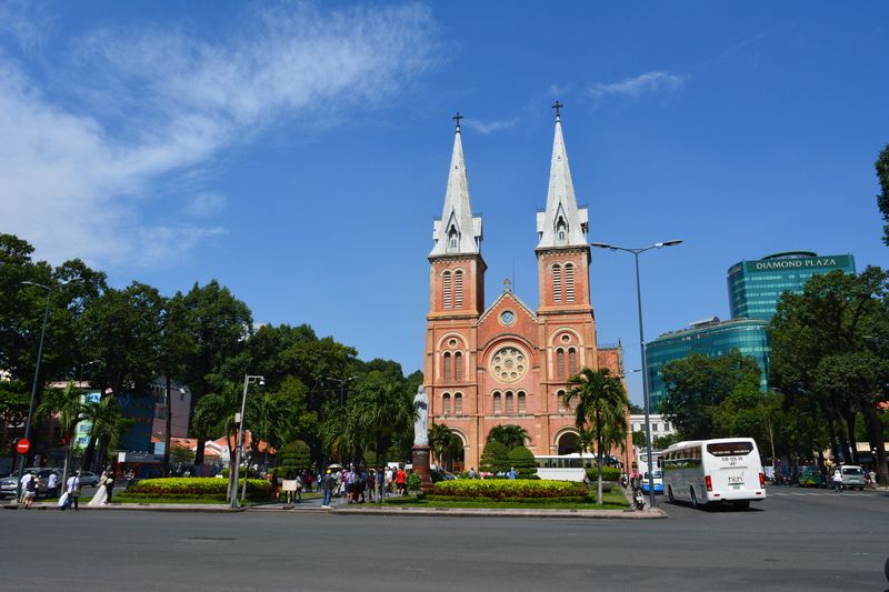Cathédrale Notre-Dame de Saïgon, Ho Chi Minh ville, Vietnam, circuit, voyage